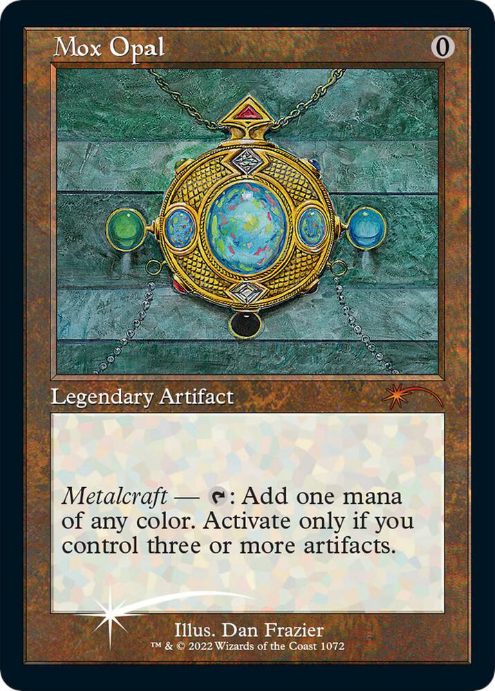 Mox Opal (Retro Frame) (Foil Etched) card image