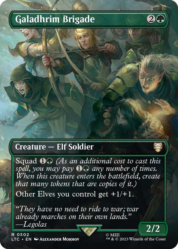 Galadhrim Brigade (Borderless) card image