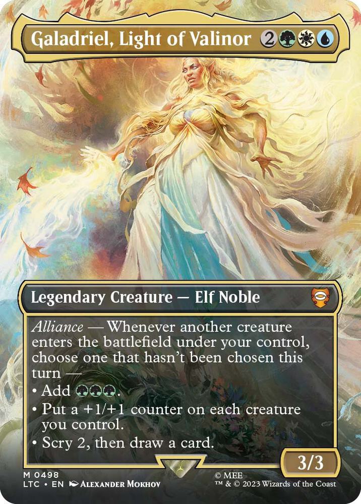 Galadriel, Light of Valinor (Borderless) card image