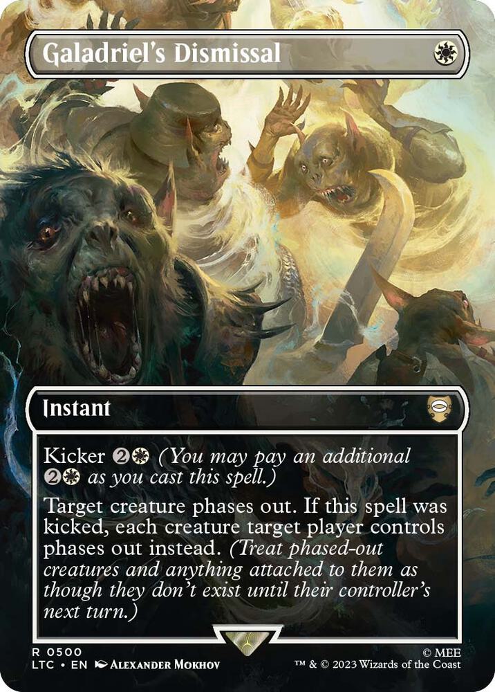 Galadriel's Dismissal (Borderless) card image