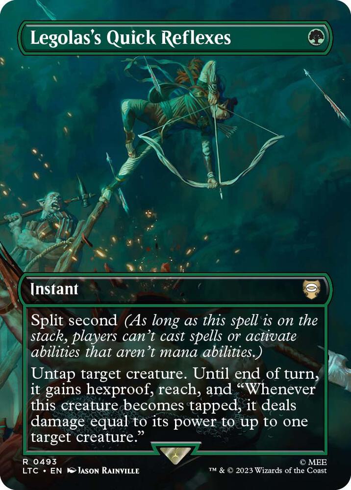 Legolas's Quick Reflexes (Borderless) card image
