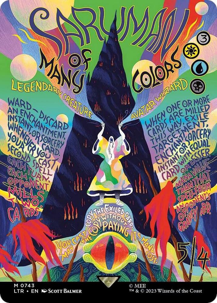 Saruman of Many Colors (Borderless Poster) card image