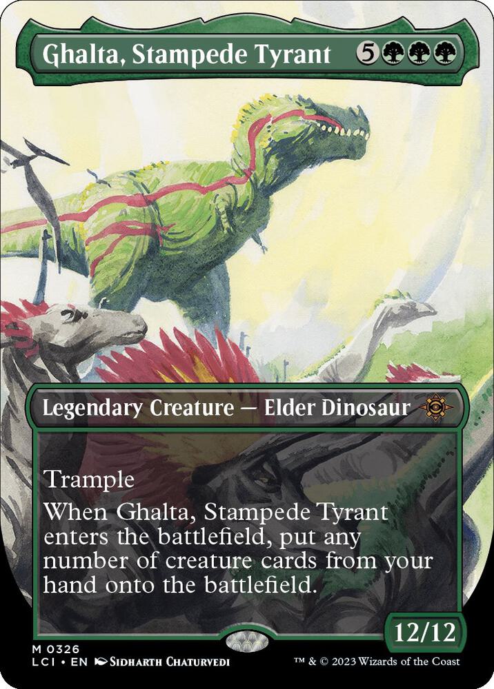 Ghalta, Stampede Tyrant (Borderless) card image