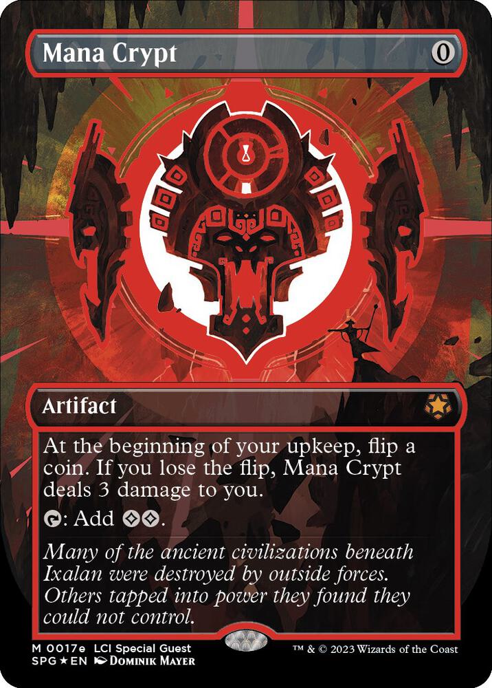 Mana Crypt (0017e) (Borderless) card image