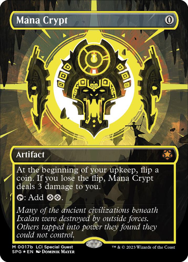 Mana Crypt (0017b) (Borderless) card image