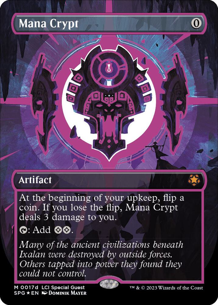 Mana Crypt (0017d) (Borderless) card image