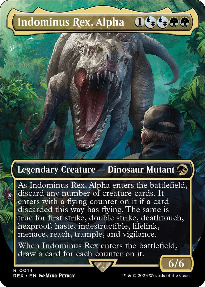 Indominus Rex, Alpha (Borderless) card image