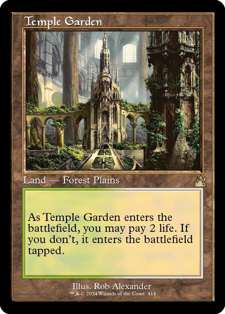 Temple Garden (Retro Frame) card image
