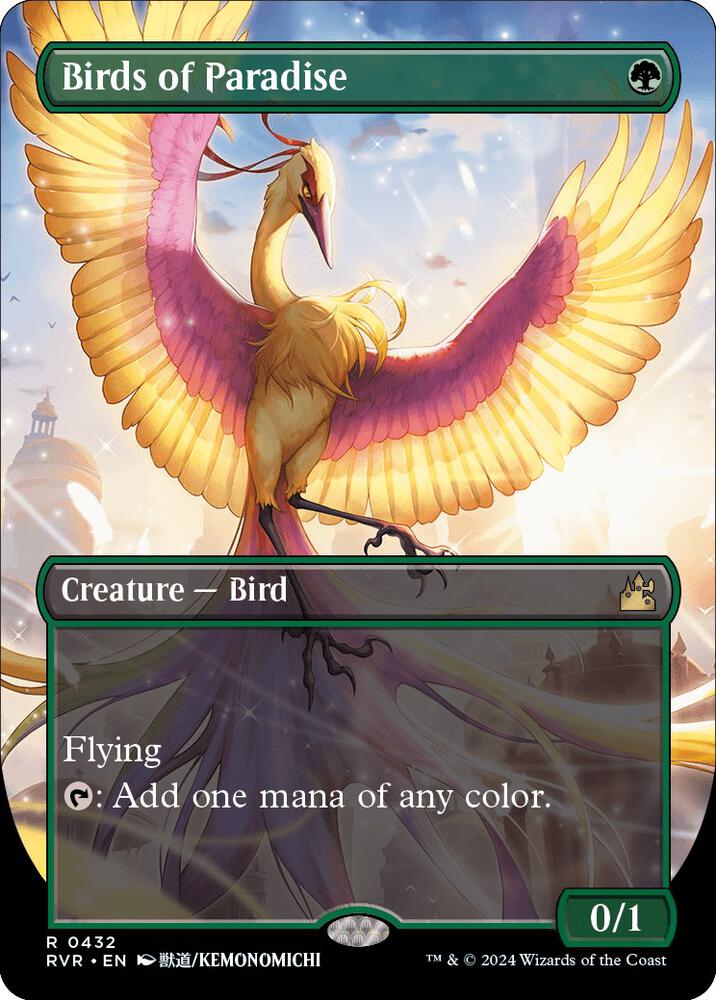 Birds of Paradise (Anime Borderless) card image
