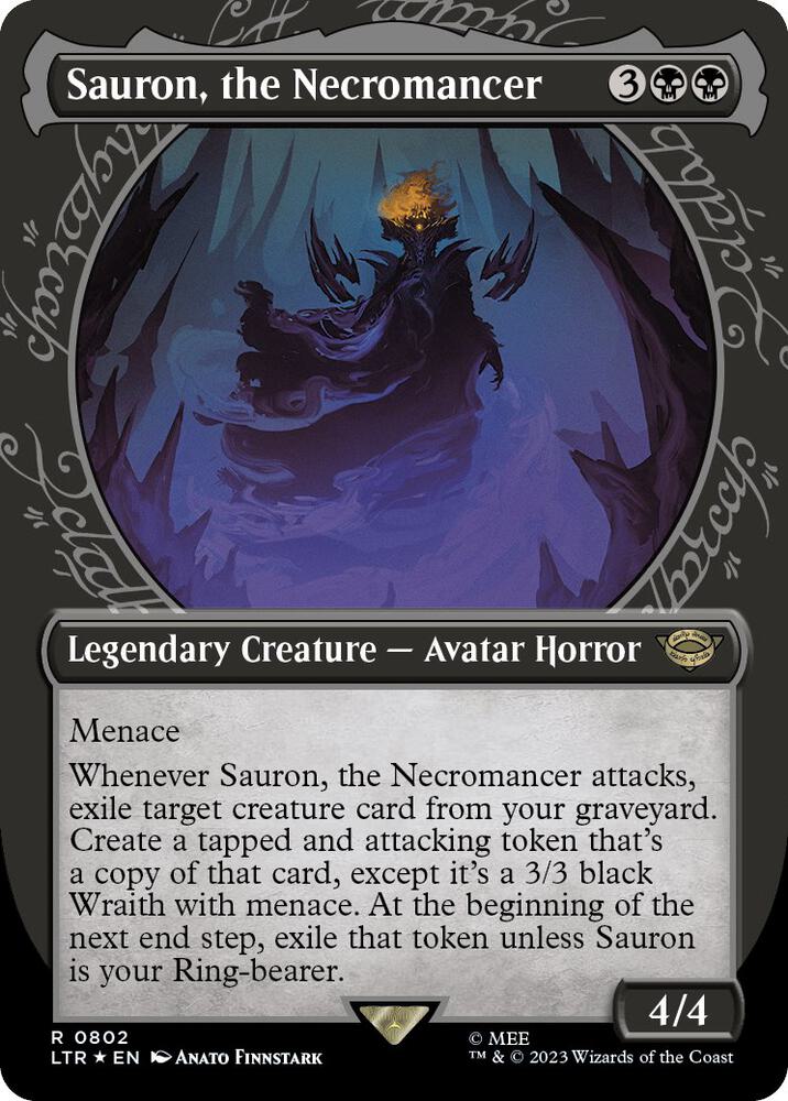 Sauron, the Necromancer (Showcase) (Surge Foil) card image