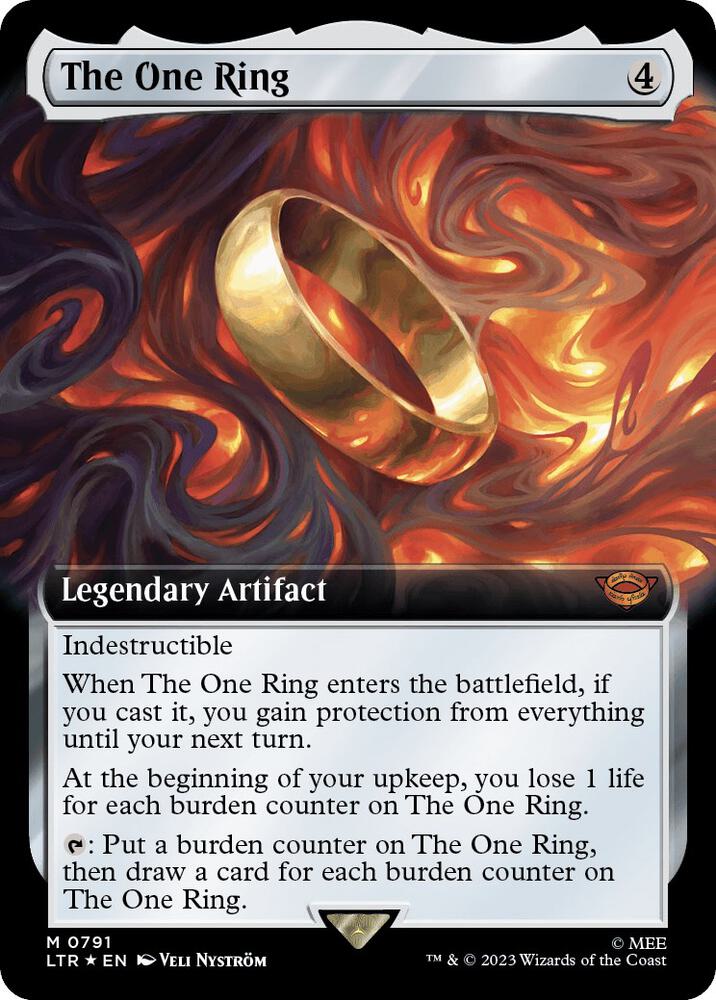 The One Ring (Extended Art) (Surge Foil) card image