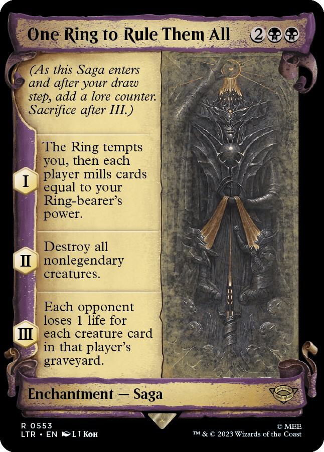 One Ring to Rule Them All (Showcase Scrolls) card image