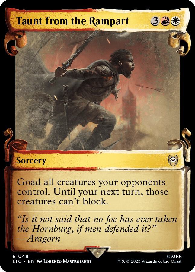 Taunt from the Rampart (Showcase Scrolls) card image