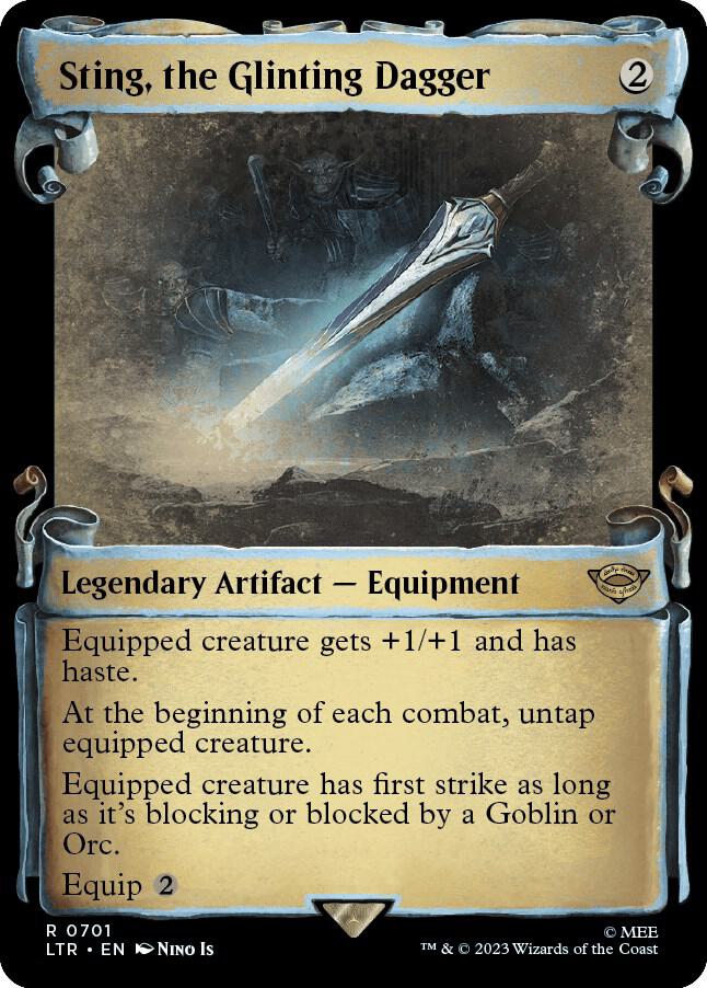 Sting, the Glinting Dagger (Showcase Scrolls) card image