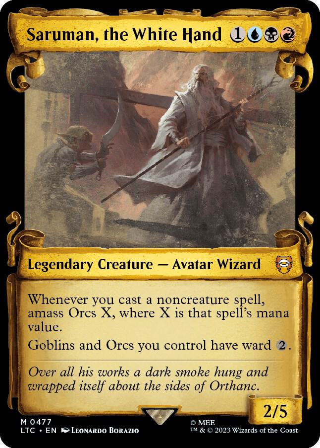 Saruman, the White Hand (Showcase Scrolls) card image