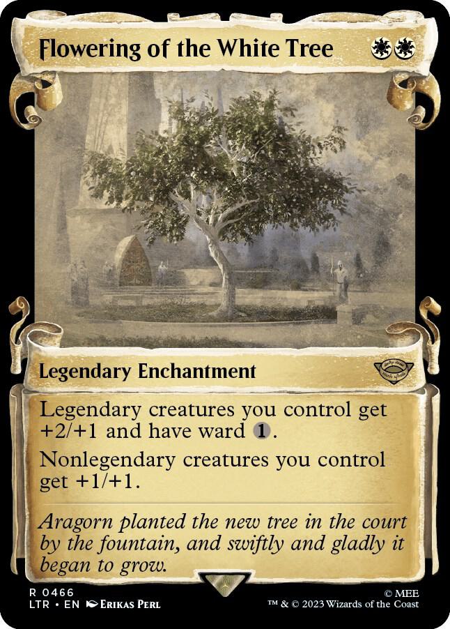 Flowering of the White Tree (Showcase Scrolls) card image