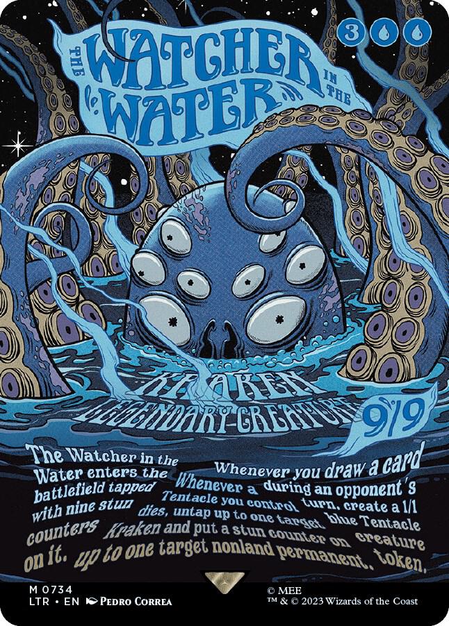 The Watcher in the Water (Borderless Poster) card image