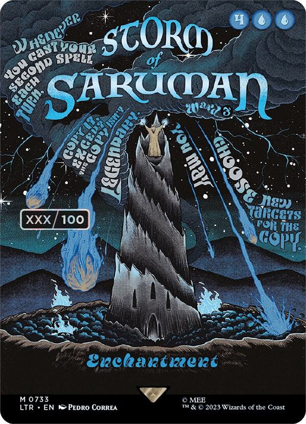 Storm of Saruman (Borderless Poster) (Serial Numbered) card image