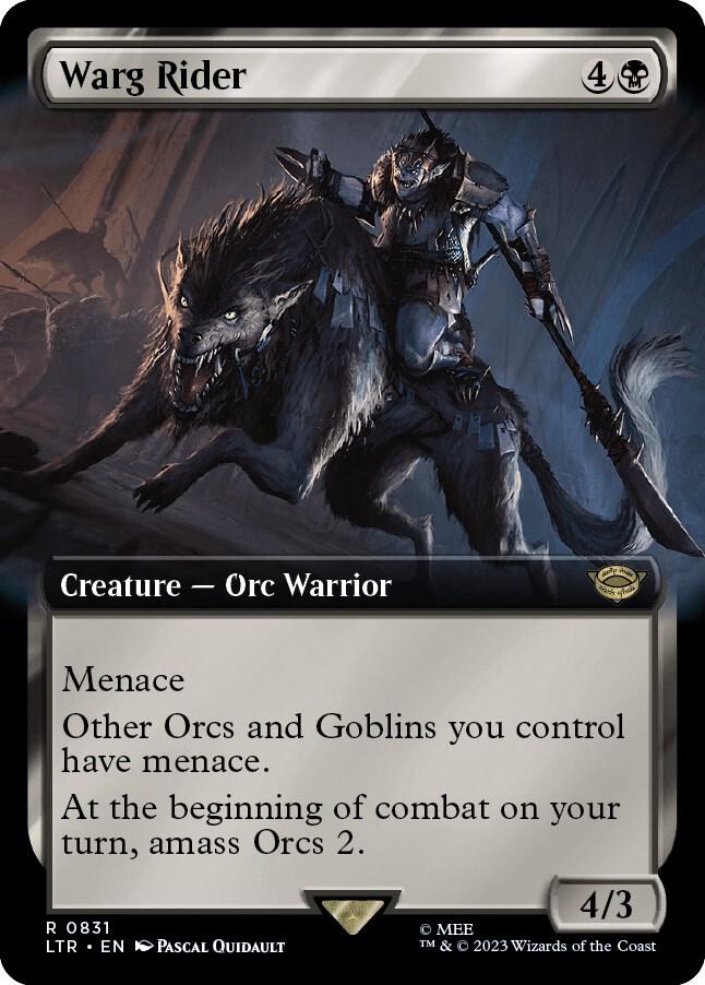 Warg Rider (Extended Art) card image