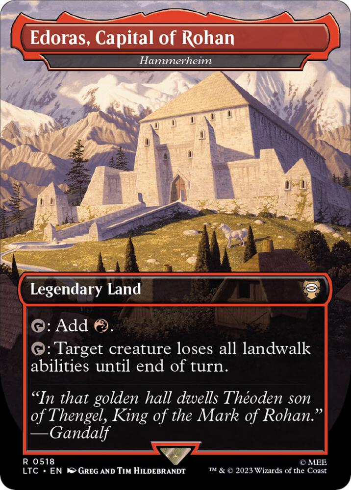 Edoras, Capital of Rohan - Hammerheim (Borderless) card image