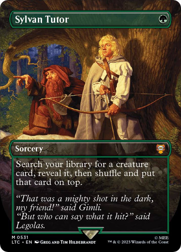 Sylvan Tutor (Borderless) card image