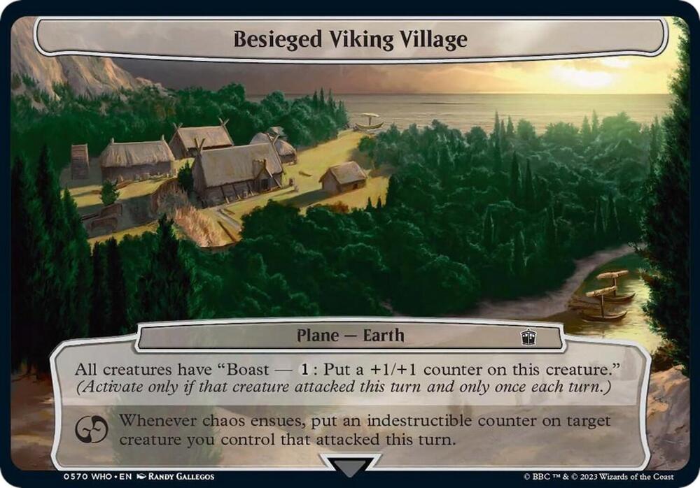 Besieged Viking Village card image