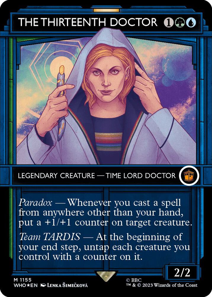 The Thirteenth Doctor (Showcase) (Surge Foil) card image
