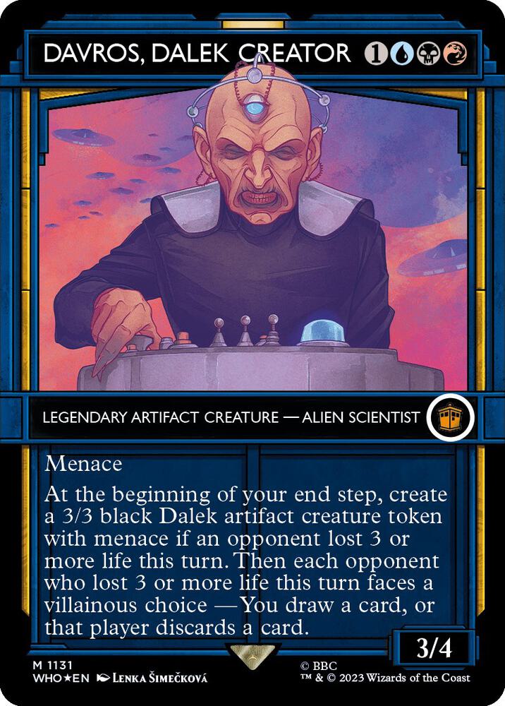 Davros, Dalek Creator (Showcase) (Surge Foil) card image