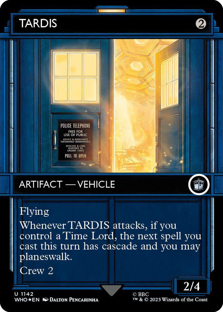 TARDIS (Showcase) (Surge Foil) card image