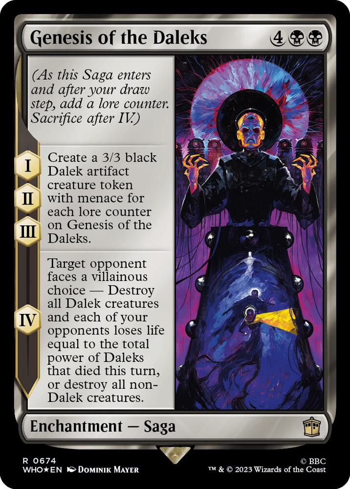 Genesis of the Daleks (Surge Foil) card image