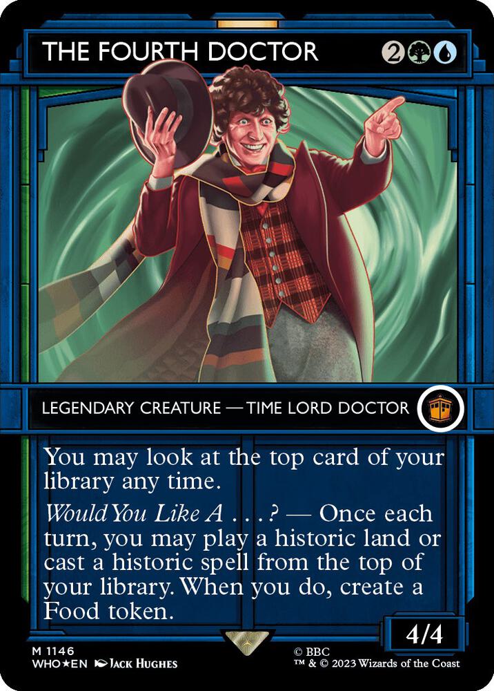 The Fourth Doctor (Showcase) (Surge Foil) card image