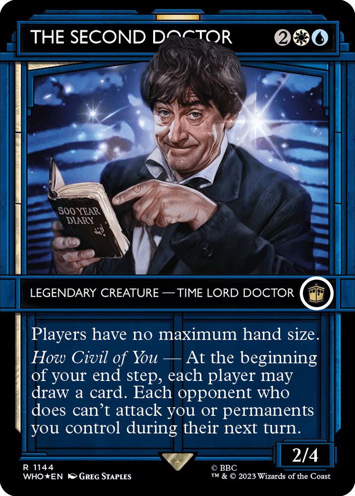 The Second Doctor (Showcase) (Surge Foil) card image