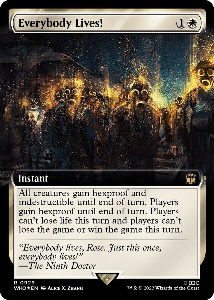 Everybody Lives! (Extended Art) (Surge Foil) card image