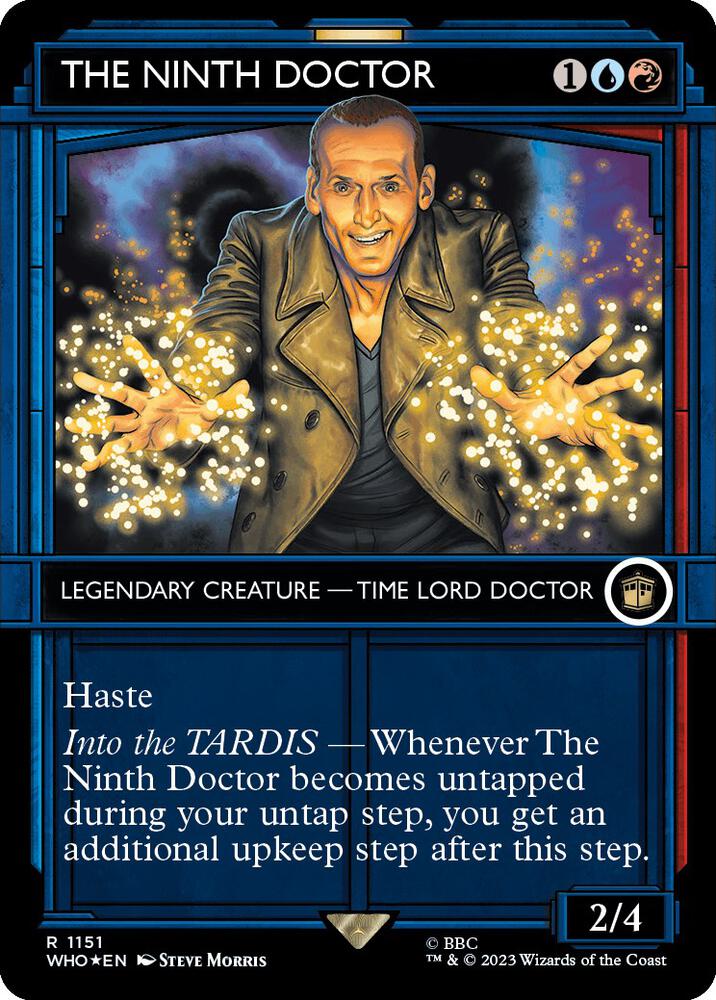 The Ninth Doctor (Showcase) (Surge Foil) card image