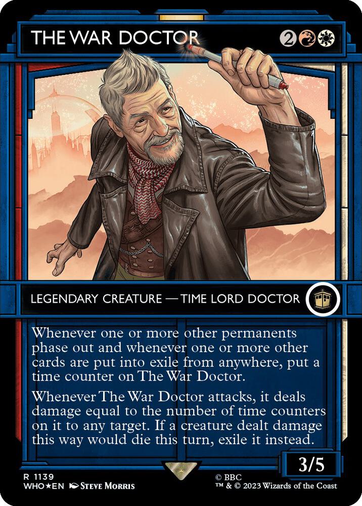 The War Doctor (Showcase) (Surge Foil) card image