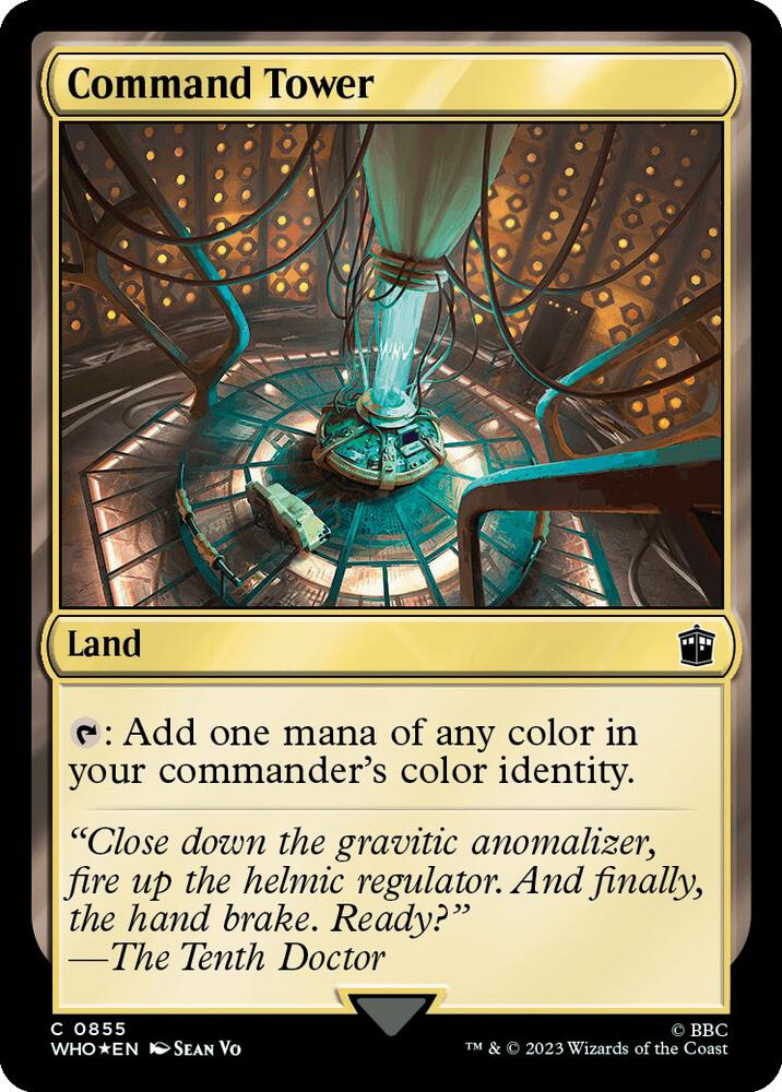 Command Tower (0855) (Surge Foil) card image
