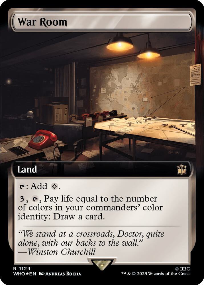 War Room (Extended Art) (Surge Foil) card image
