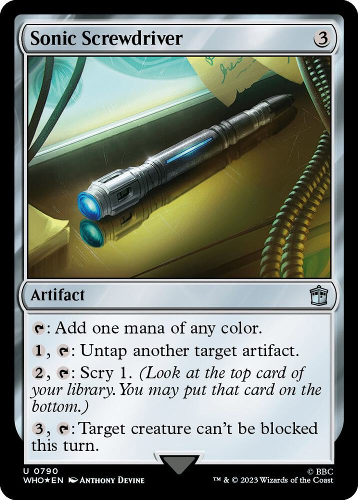 Sonic Screwdriver (0790) (Surge Foil) card image