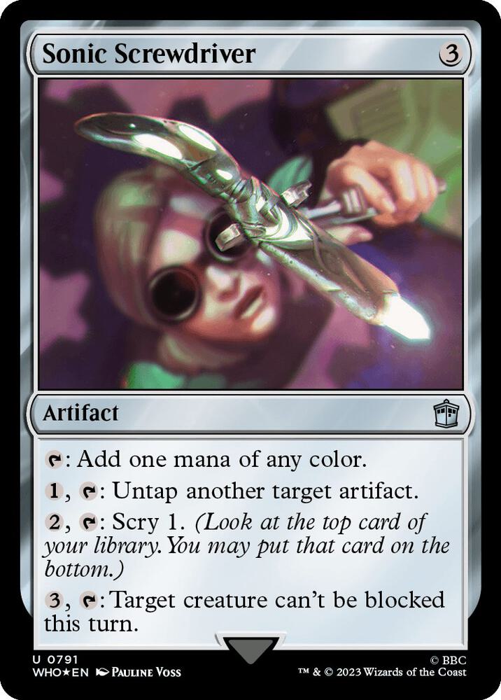 Sonic Screwdriver (0791) (Surge Foil) card image