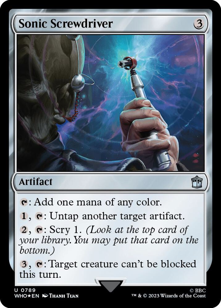 Sonic Screwdriver (0789) (Surge Foil) card image