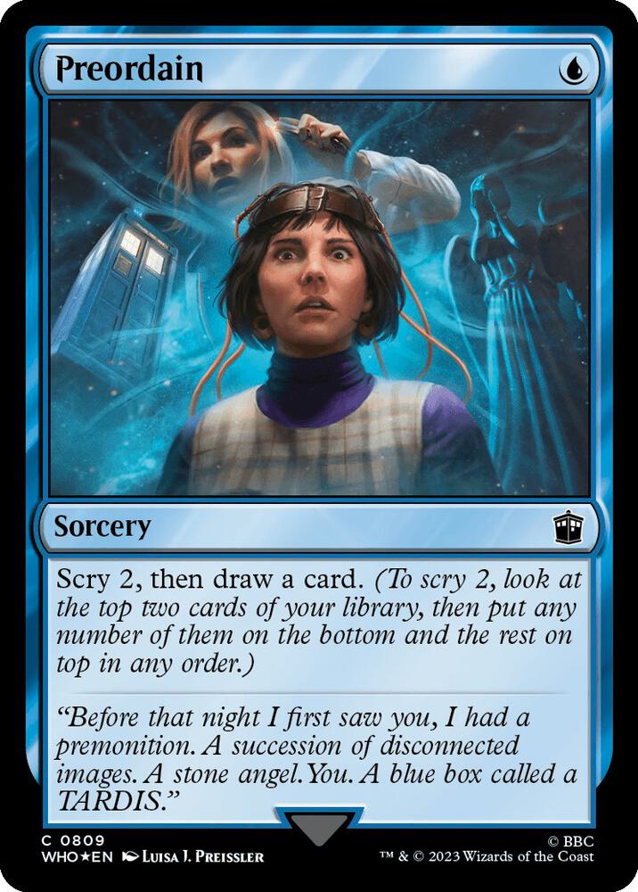 Preordain (Surge Foil) card image