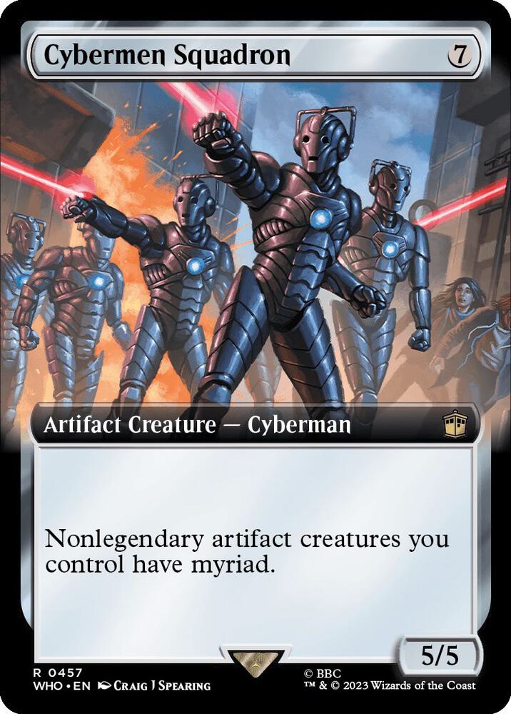 Cybermen Squadron (Extended Art) card image
