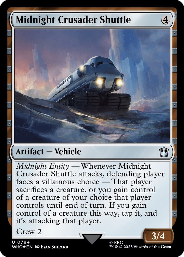 Midnight Crusader Shuttle (Surge Foil) card image