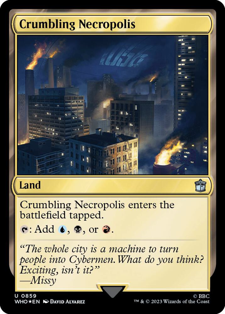 Crumbling Necropolis (Surge Foil) card image