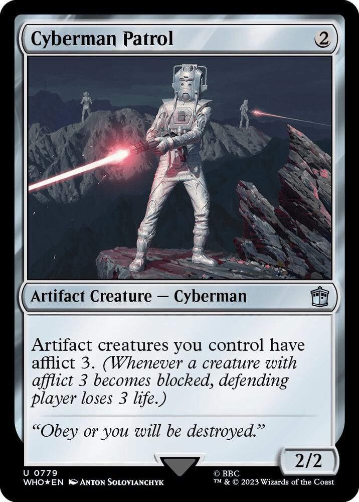 Cyberman Patrol (Surge Foil) card image