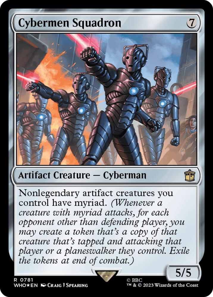 Cybermen Squadron (Surge Foil) card image