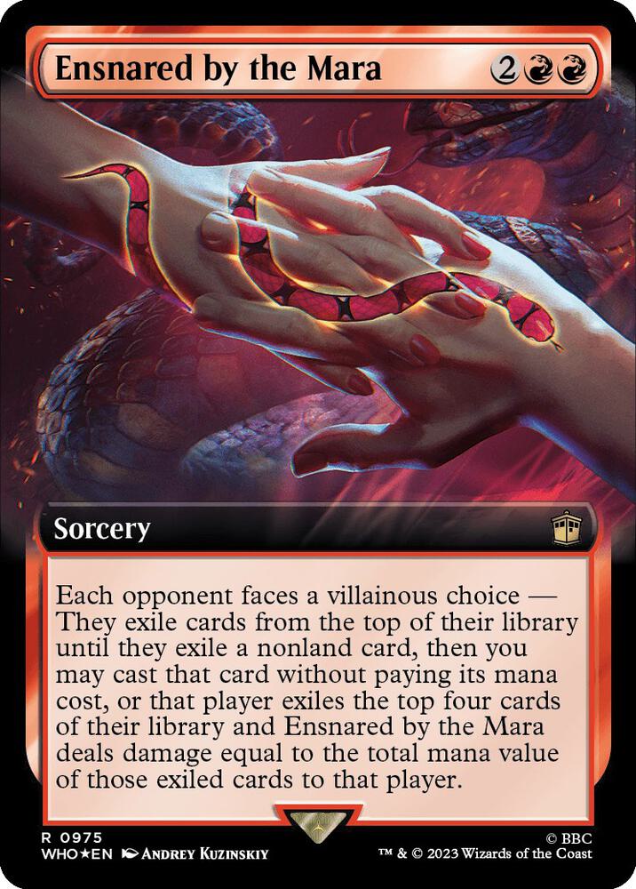 Ensnared by the Mara (Extended Art) (Surge Foil) card image