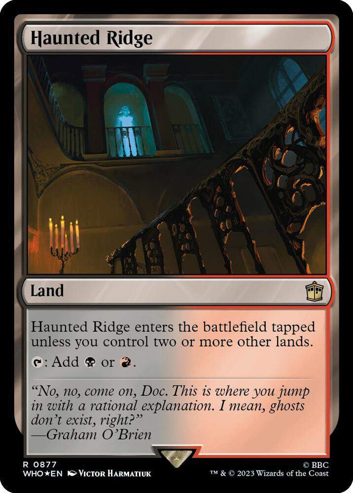 Haunted Ridge (Surge Foil) card image