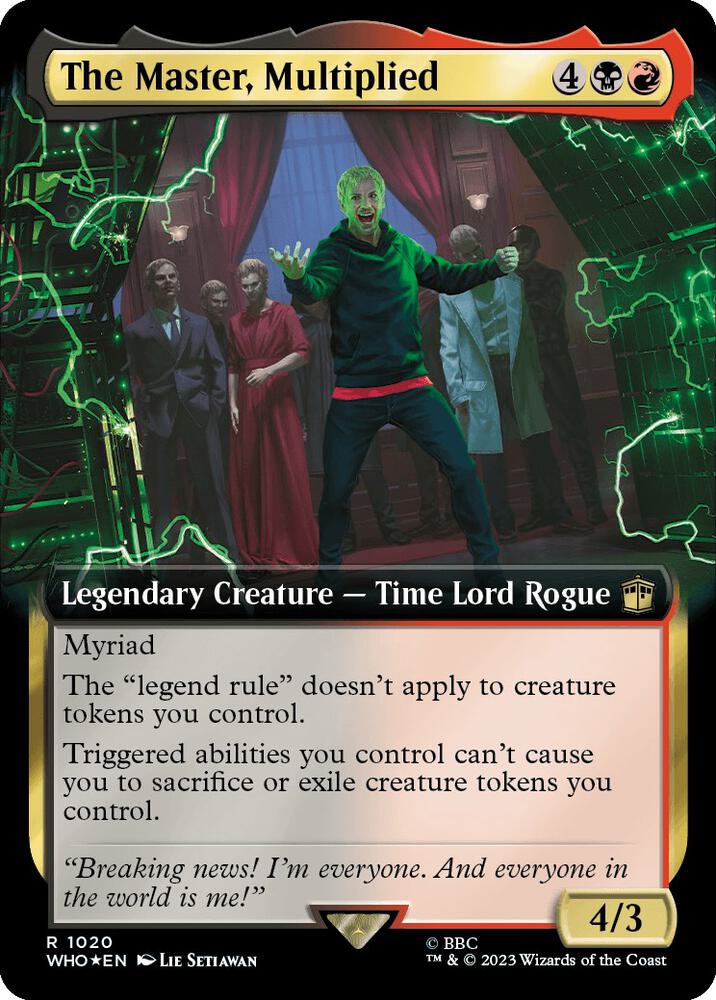 The Master, Multiplied (Extended Art) (Surge Foil) card image