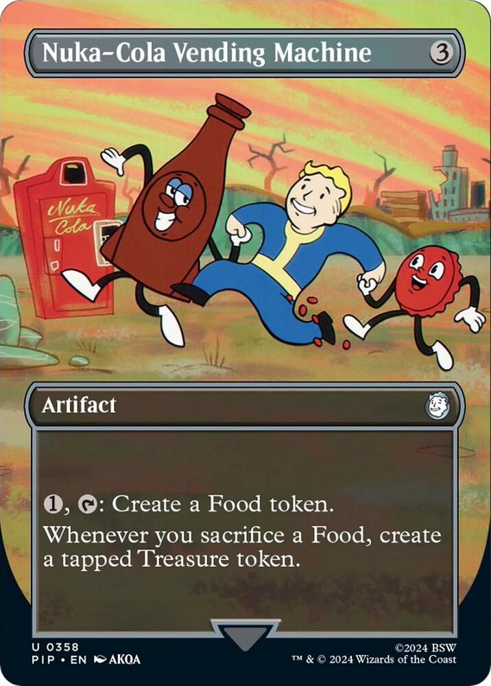 Nuka-Cola Vending Machine (Borderless) card image